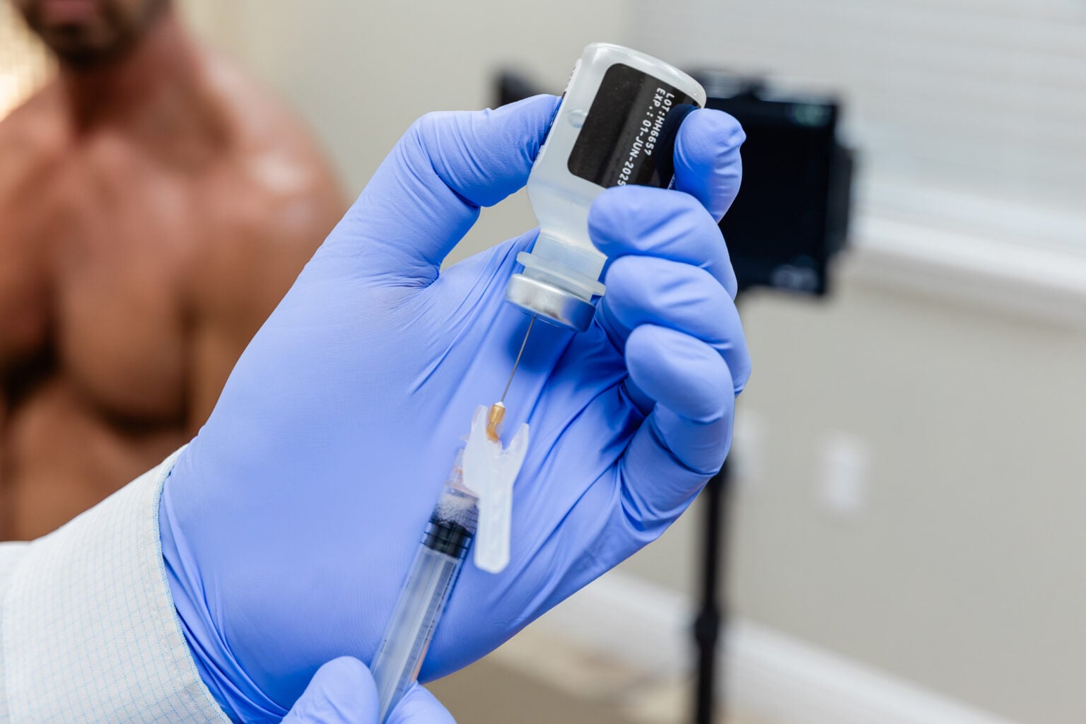 Preparing an orthobiologic injection — Osteopathic Health of Orlando