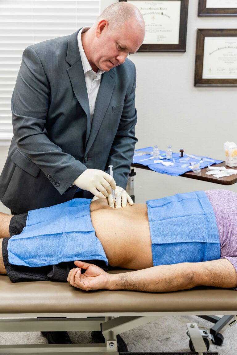Ultrasound-guided injection at Osteopathic Health of Orlando